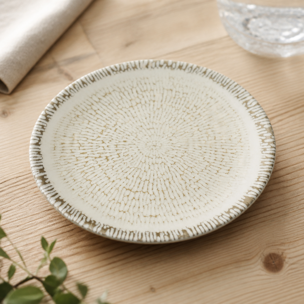 Commercial Coupe Plates 165mm Taupe 12 Pack for Catering