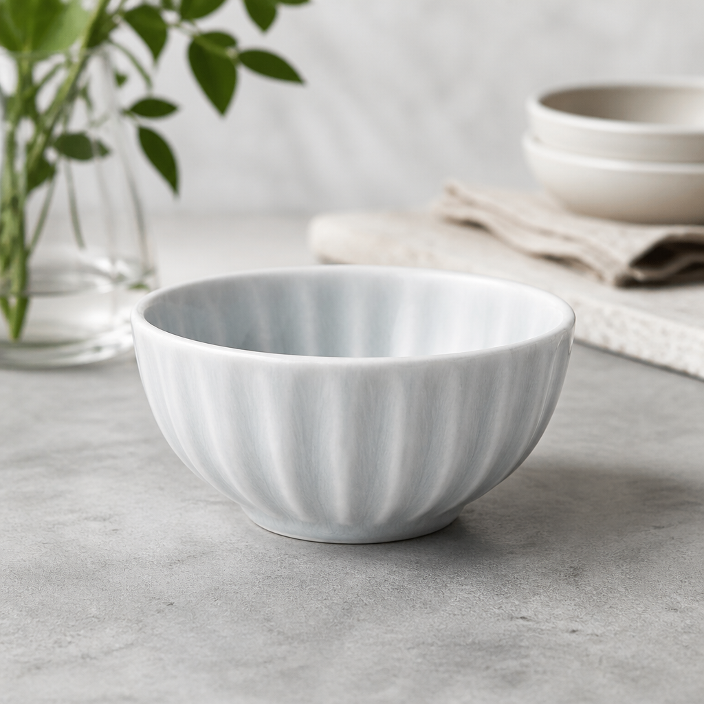 Deep Bowls Concrete Grey 105mm (12 Pack)