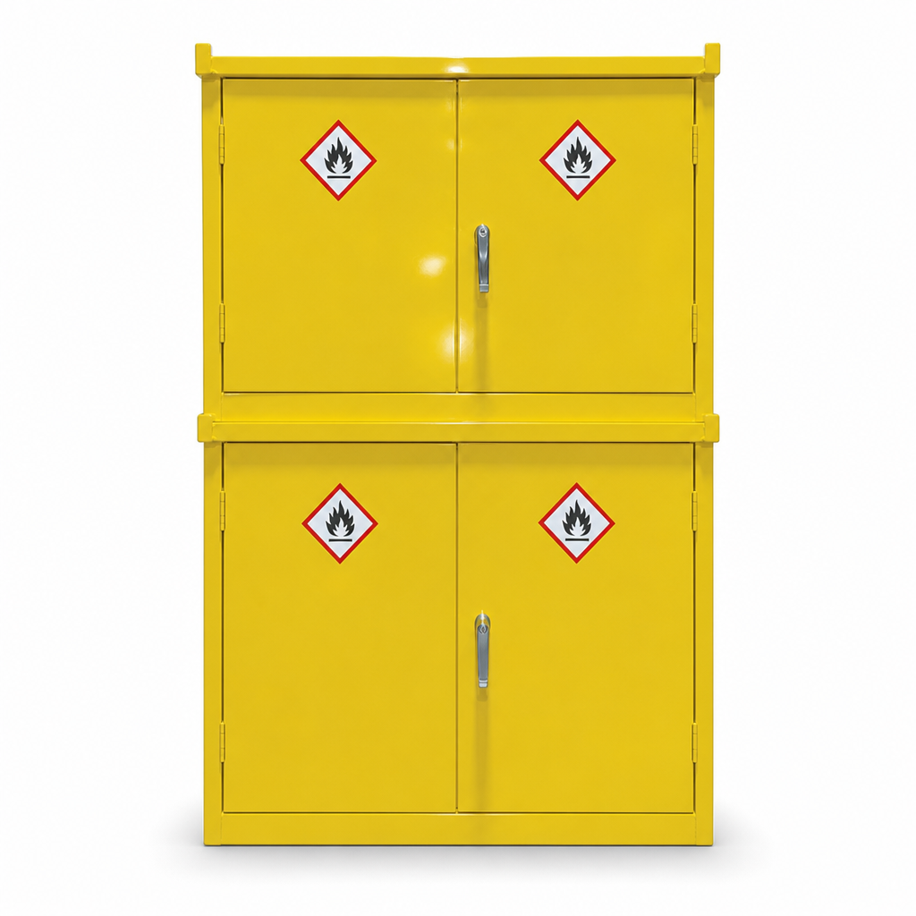 4 Door COSHH Chemical Storage Cabinet Stack