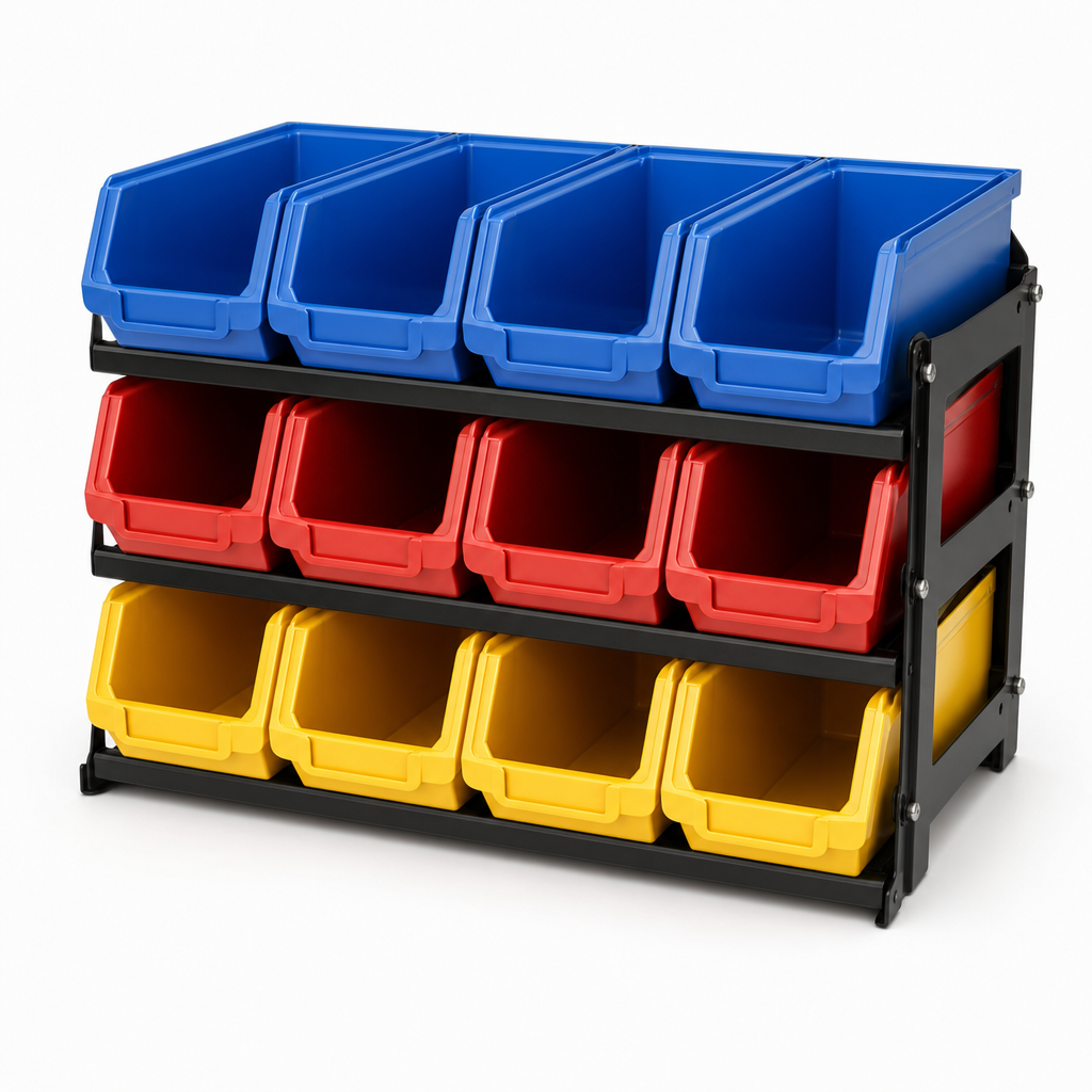 400mm Deep Plastic Component Storage Bins