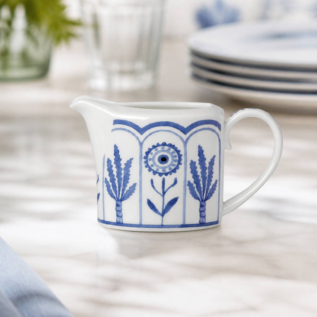 Commercial Bone China Milk Jugs 220ml - 12 Pack Sultans Garden