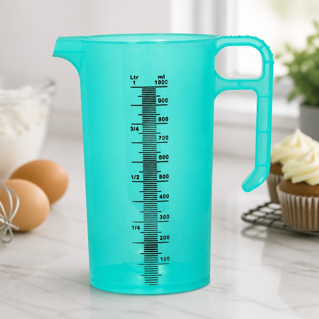 1 Litre Commercial Measuring Jug with Ergonomic Handle