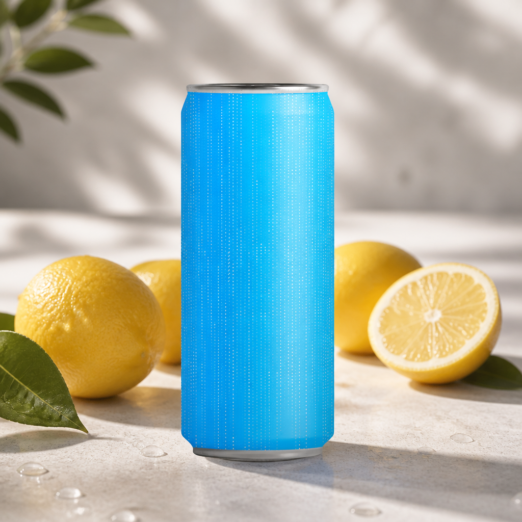 250ml Commercial Lemonade Cans - 24 Pack Refreshing Soft Drink