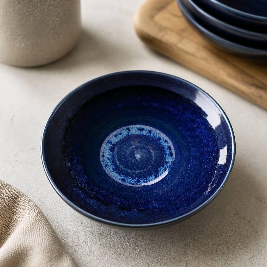 Commercial Porcelain Bowls 112mm Lapis 12 Pack