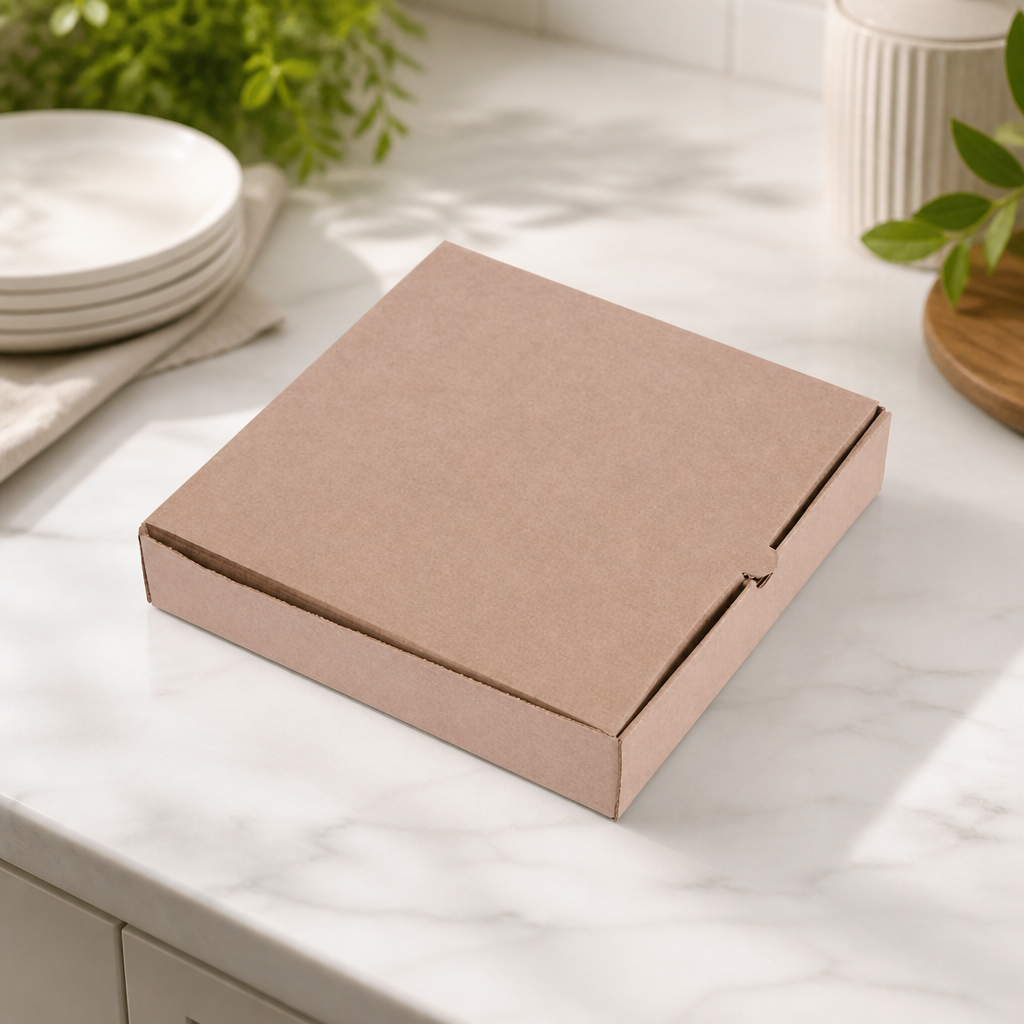 9" Compostable Pizza Boxes 100 Pack Takeaway Food Containers