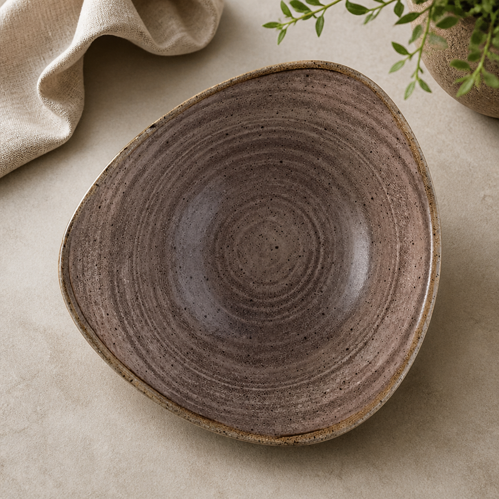 Commercial Raw Plate 229mm Brown 12 Pack