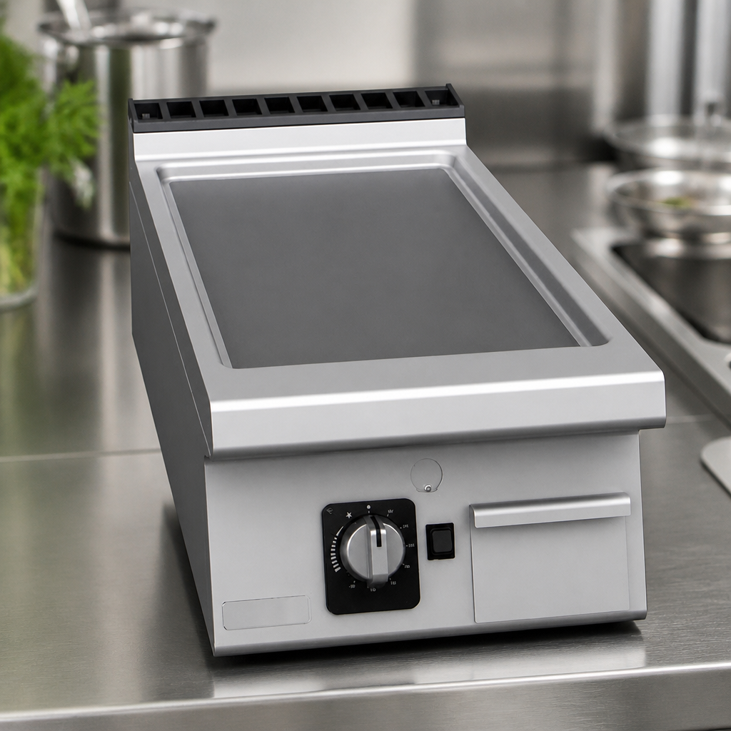 Commercial Countertop Smooth Plate Gas Griddle 4FT 9.25kW