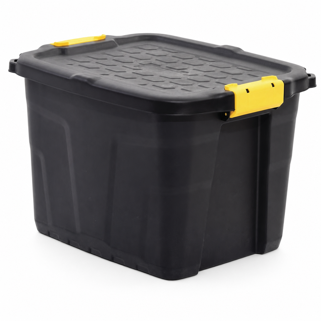 42L Heavy Duty Plastic Storage Box with Lid