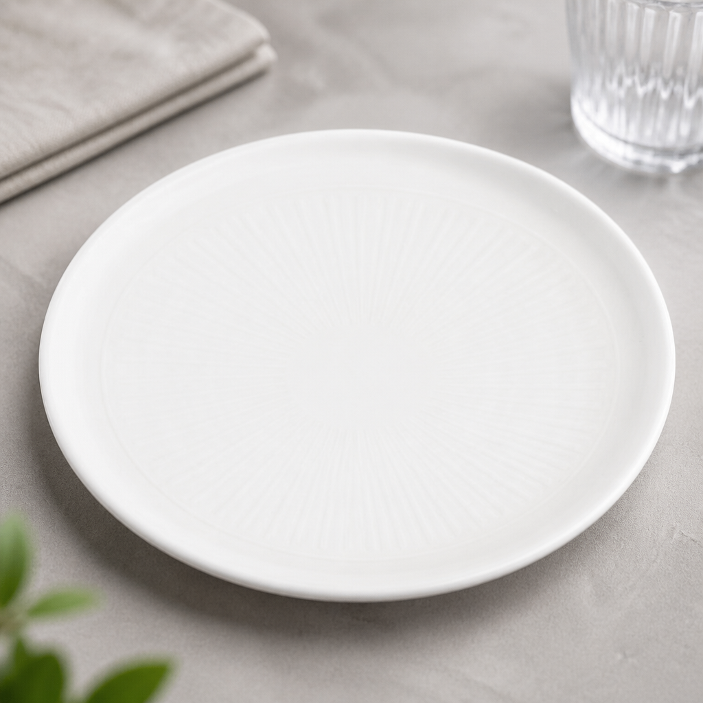 Commercial Walled Plates 210mm Pack of 6 Dishwasher Safe