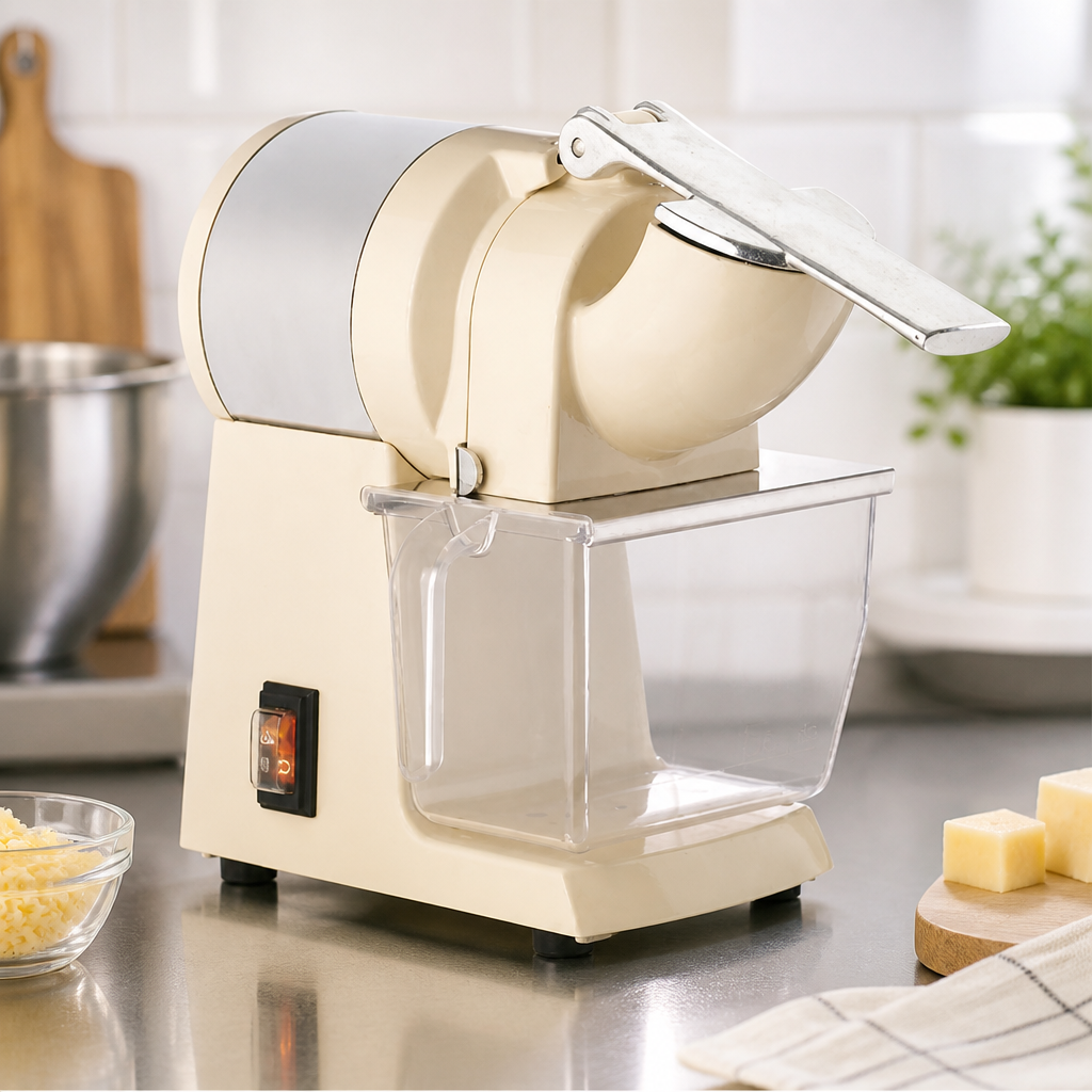 Commercial Electric Cheese Grater 600W for Supermarkets and Pizzerias