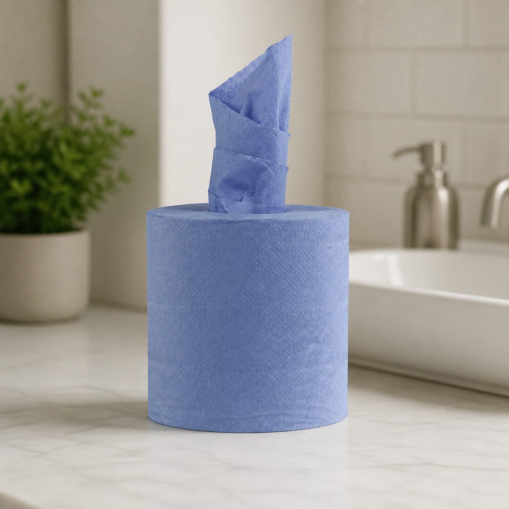 Commercial Centrefeed Blue Roll 2 Ply 480 Sheets 175mm x 250mm