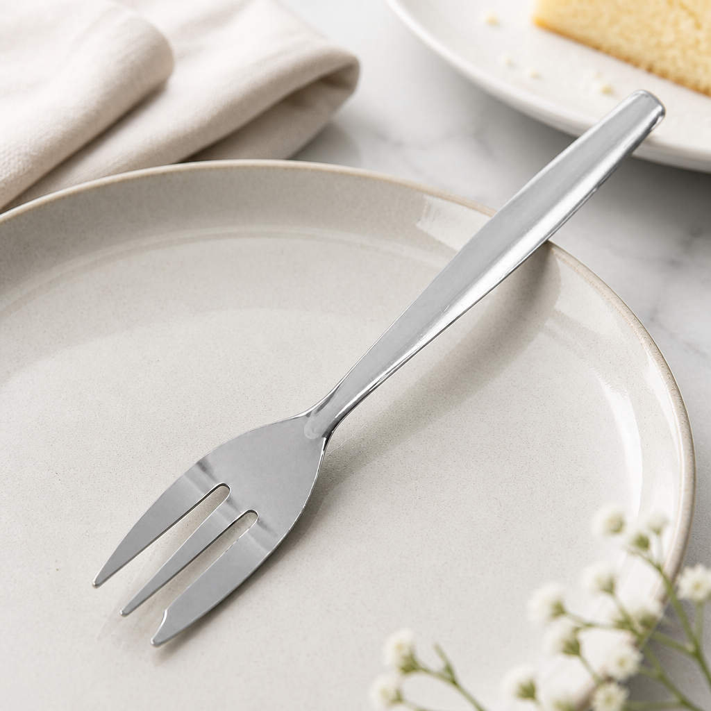 Commercial Stainless Steel Cake Forks 12 Pack 140mm