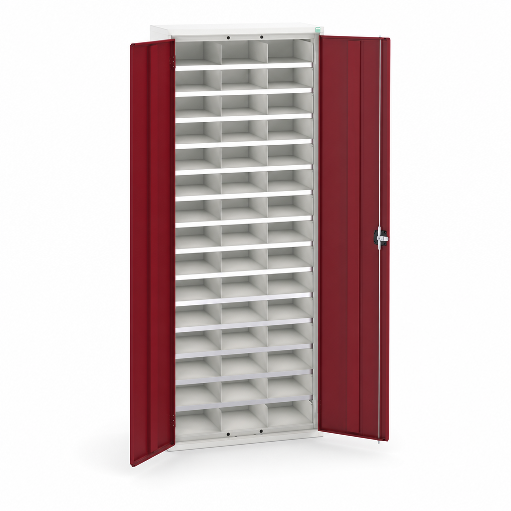 45 Compartment Metal Storage Cupboard 2000x800mm