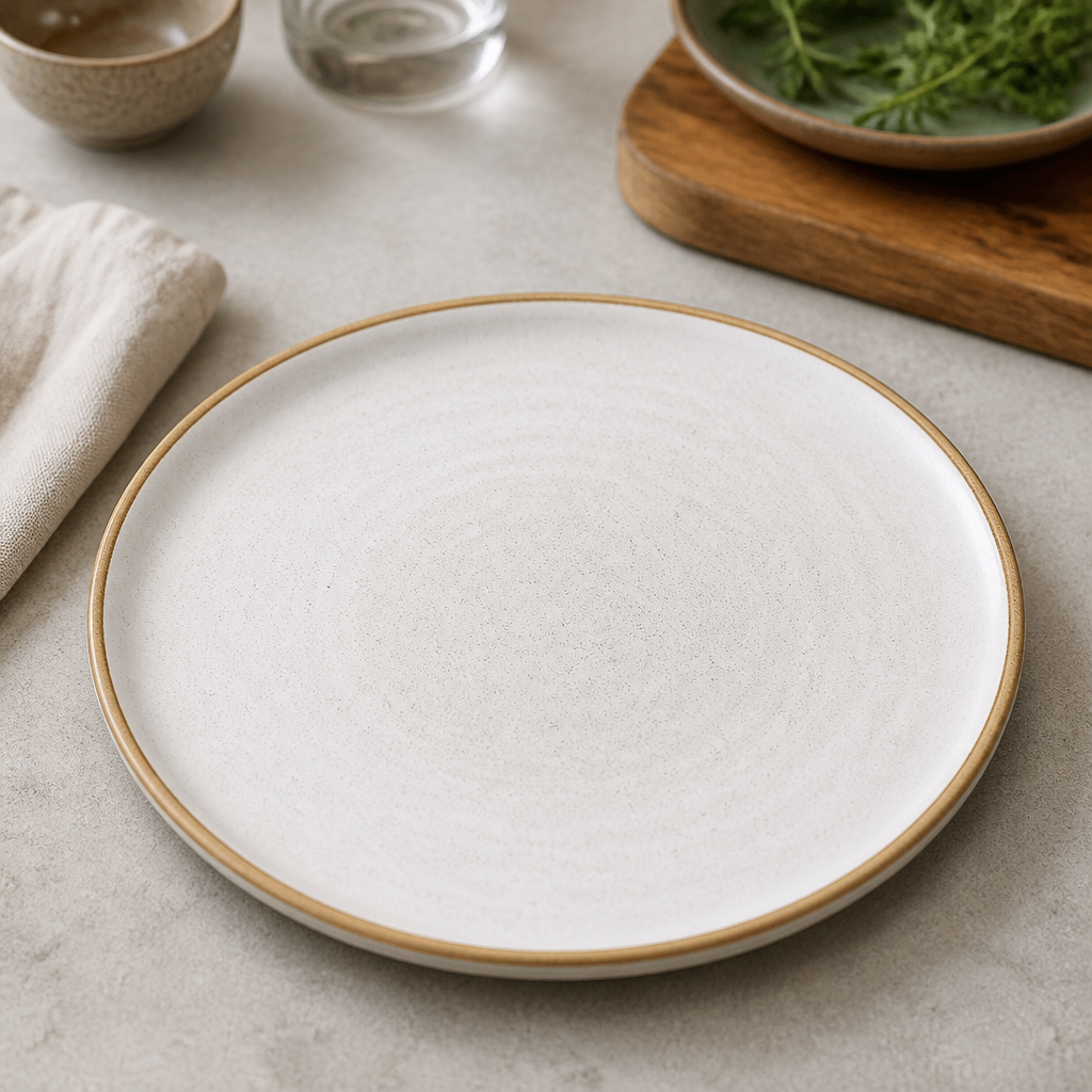 Commercial Walled Chefs Plates Barley 260mm 6 Pack