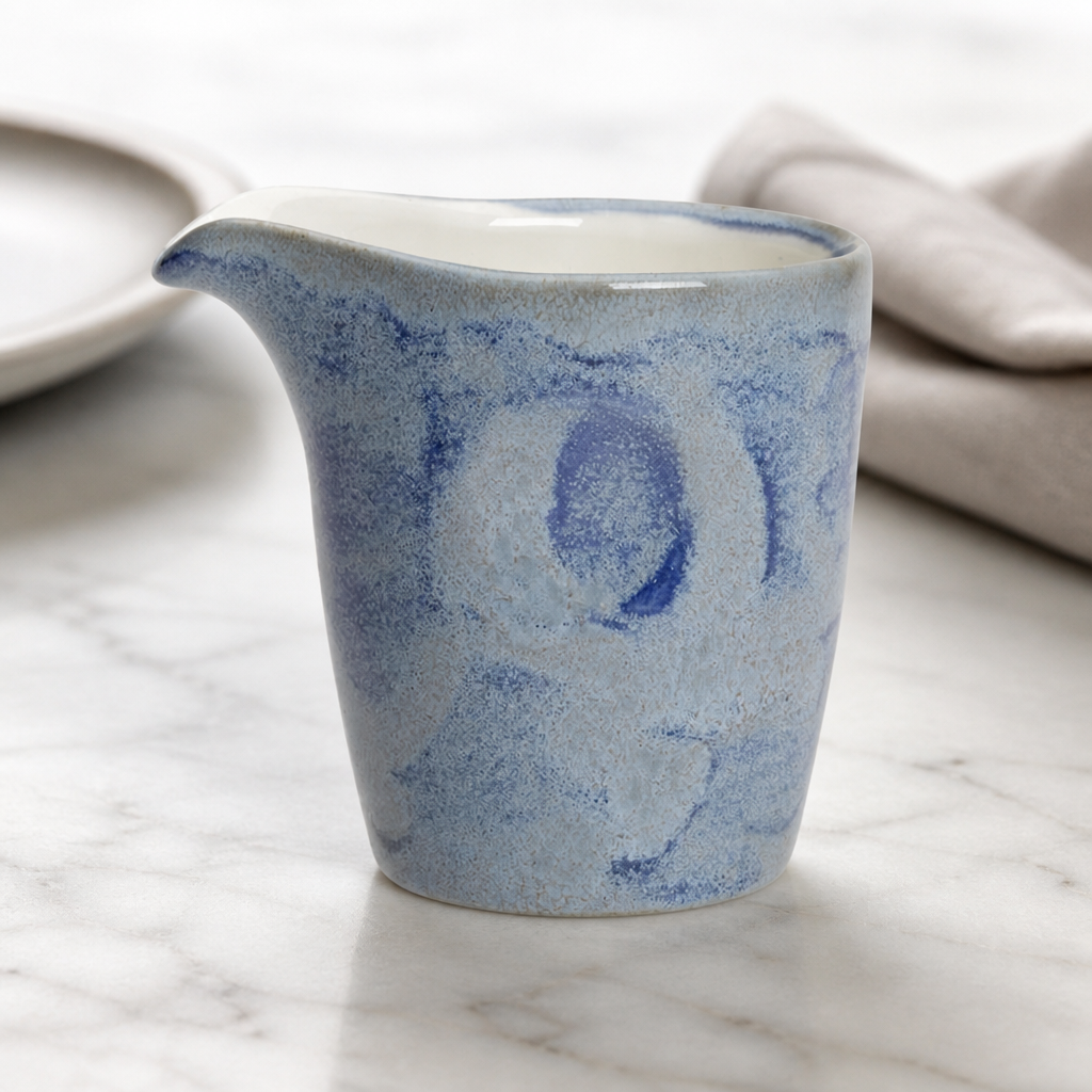 Commercial 85ml Pourer - Artisan Glazed Serving Equipment