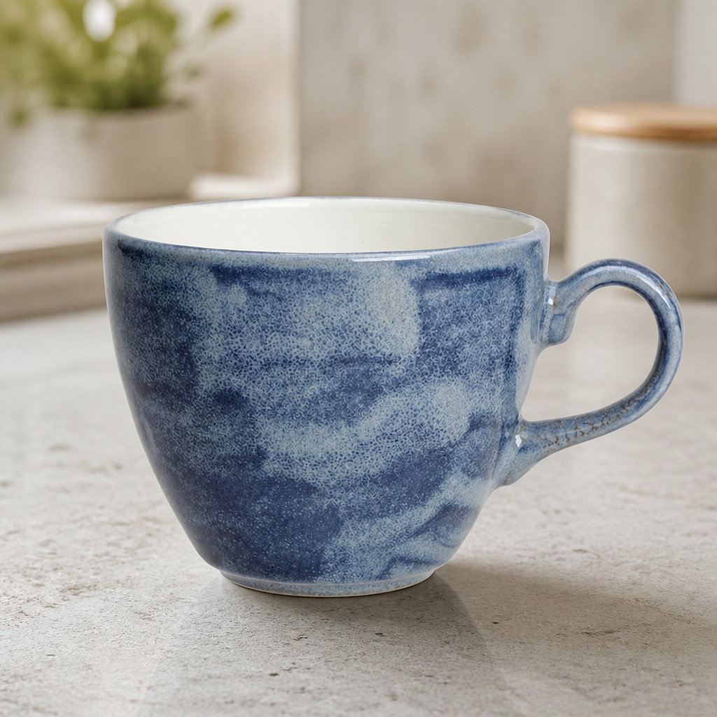 Commercial Bluestone Cups 227ml - 12 Pack Artisan Design