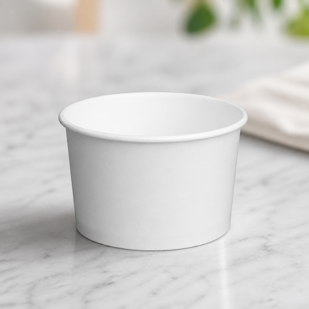12oz Commercial Recyclable Ice Cream Pots 1000 Pack