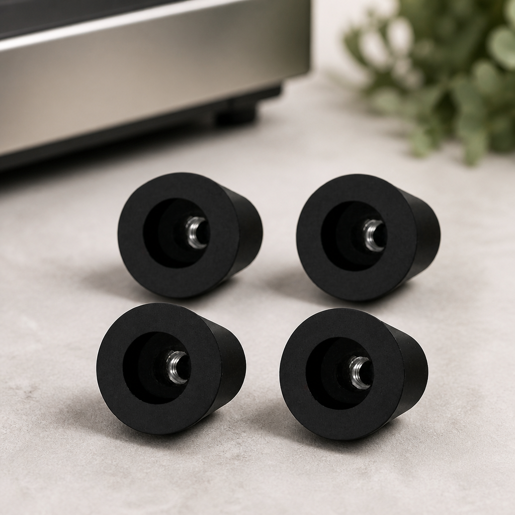 Commercial Induction Hob Feet Set of 4 Rubber Replacement Parts