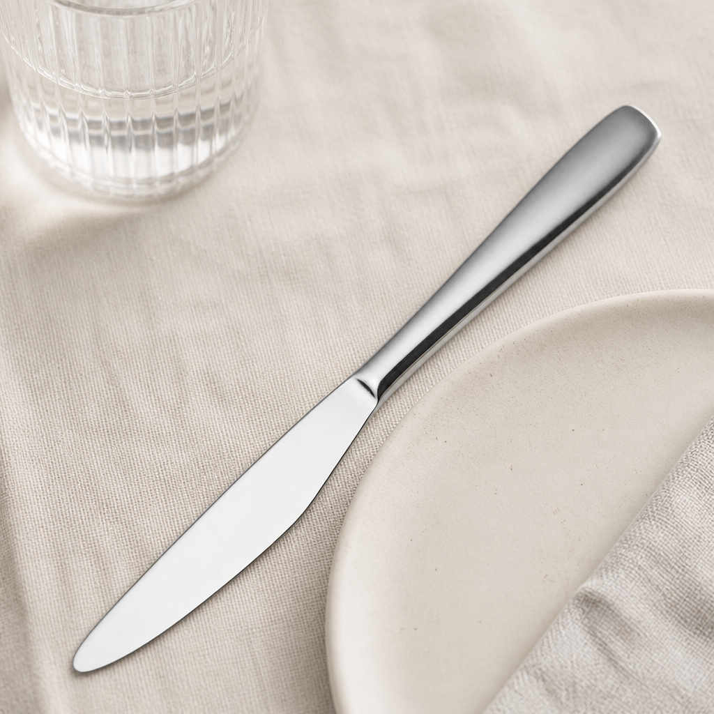 Cooper style commercial table knives set of 12 for catering