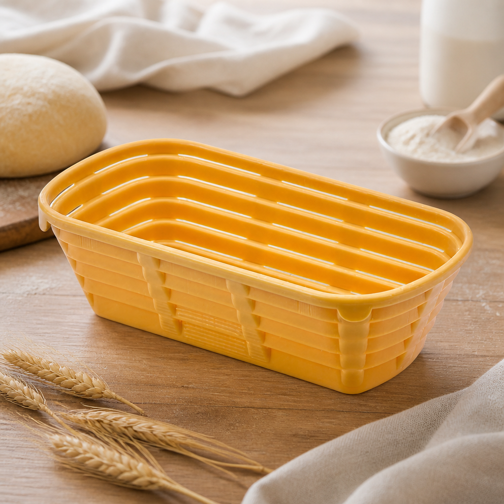 Commercial Plastic Banneton 285x148mm for Bread Making
