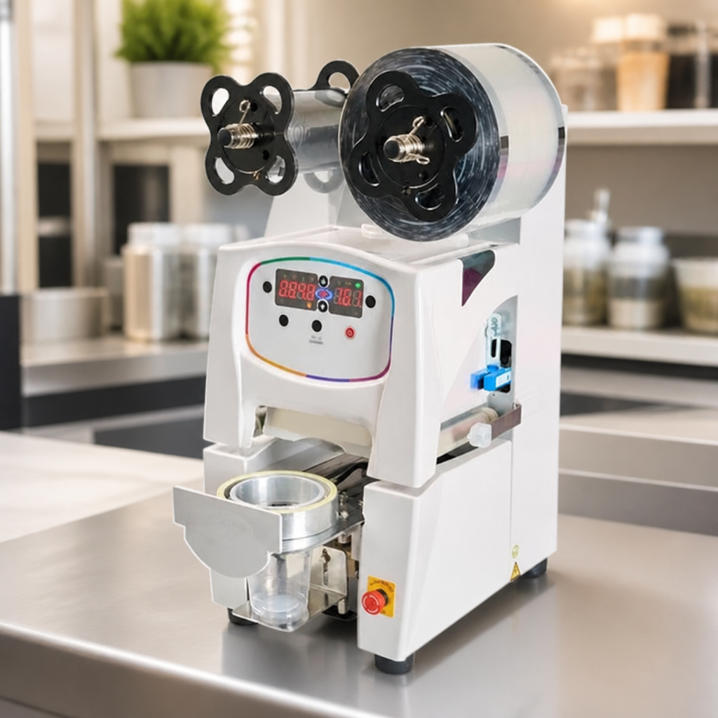 Commercial Cup Sealing Machine for Bubble Tea - Automatic Sealer