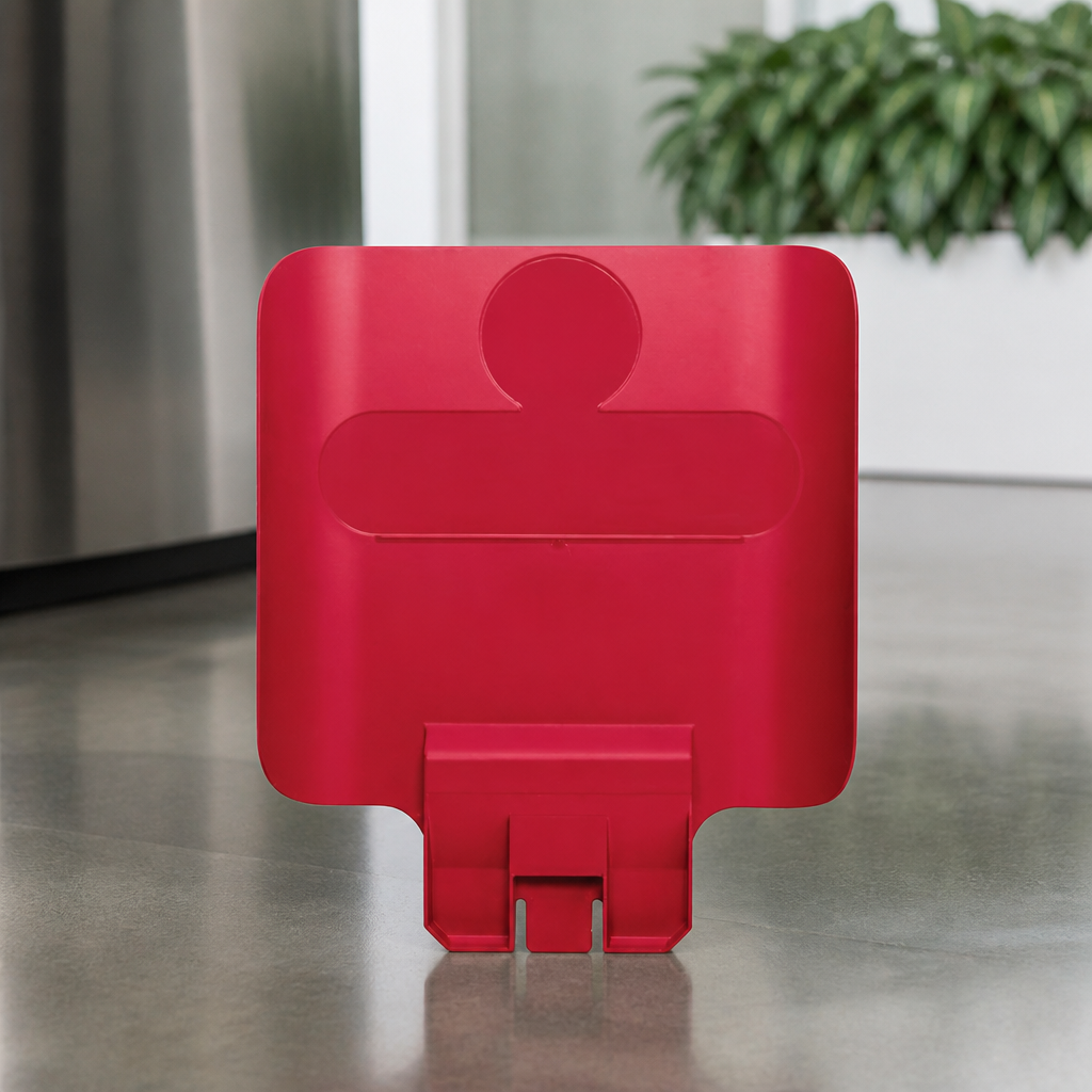 Commercial Recycling Station Billboard Red 44x29cm