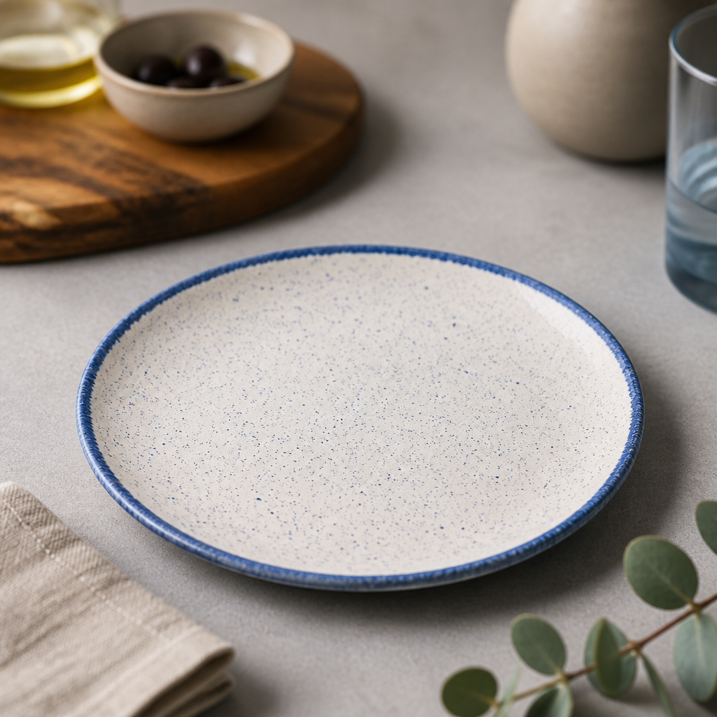 Commercial Coupe Plates Indigo Blue 165mm (12 Pack)