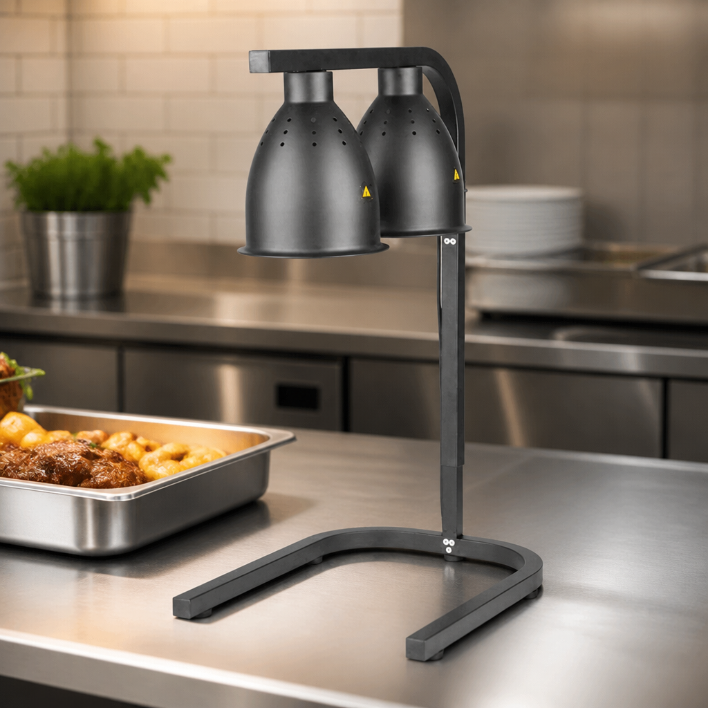 Commercial Infrared Food Warmer Matt Black for Gastronorm Pans