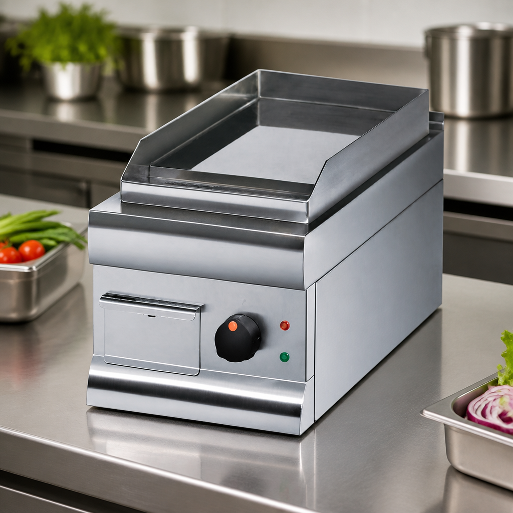 Commercial Electric Griddle 262 x 405mm Smooth Plate