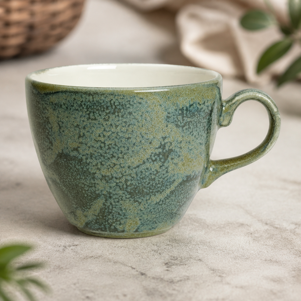 Commercial Jade Cups 227ml Handcrafted 12 Pack