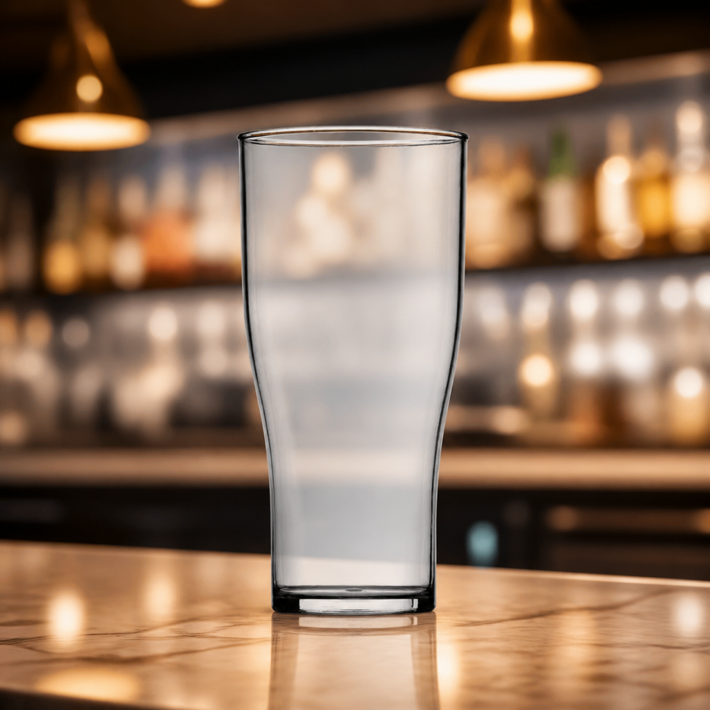 Commercial Half Pint Tulip Glasses 280ml Polycarbonate 48 Pack