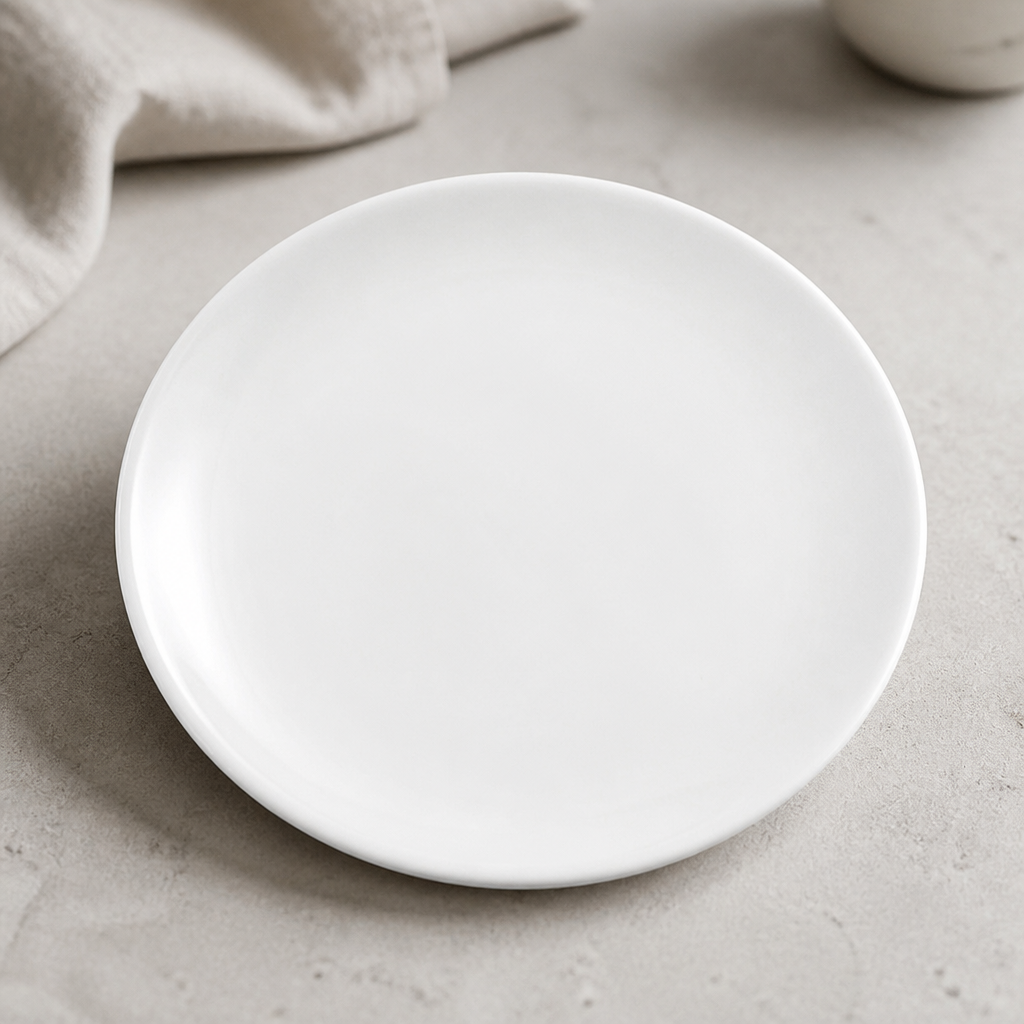 Commercial Coupe Plates 260mm Ceramic 12 Pack