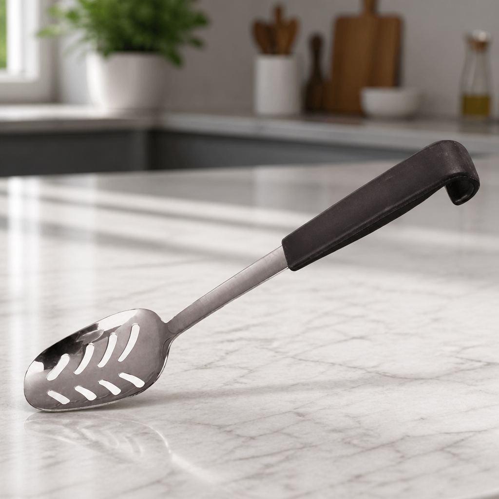 Commercial Perforated Serving Spoon 240mm Stainless Steel