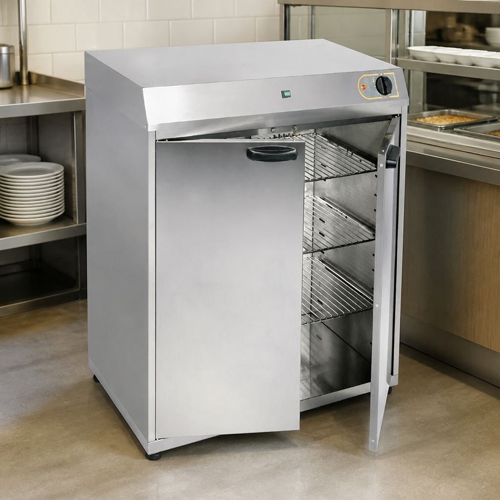Commercial Plate Warmer 120 Plate Capacity with Adjustable Shelves