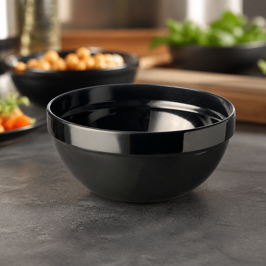 50ml Commercial Mini Dip Bowl Black Eco-Friendly Recycled PET