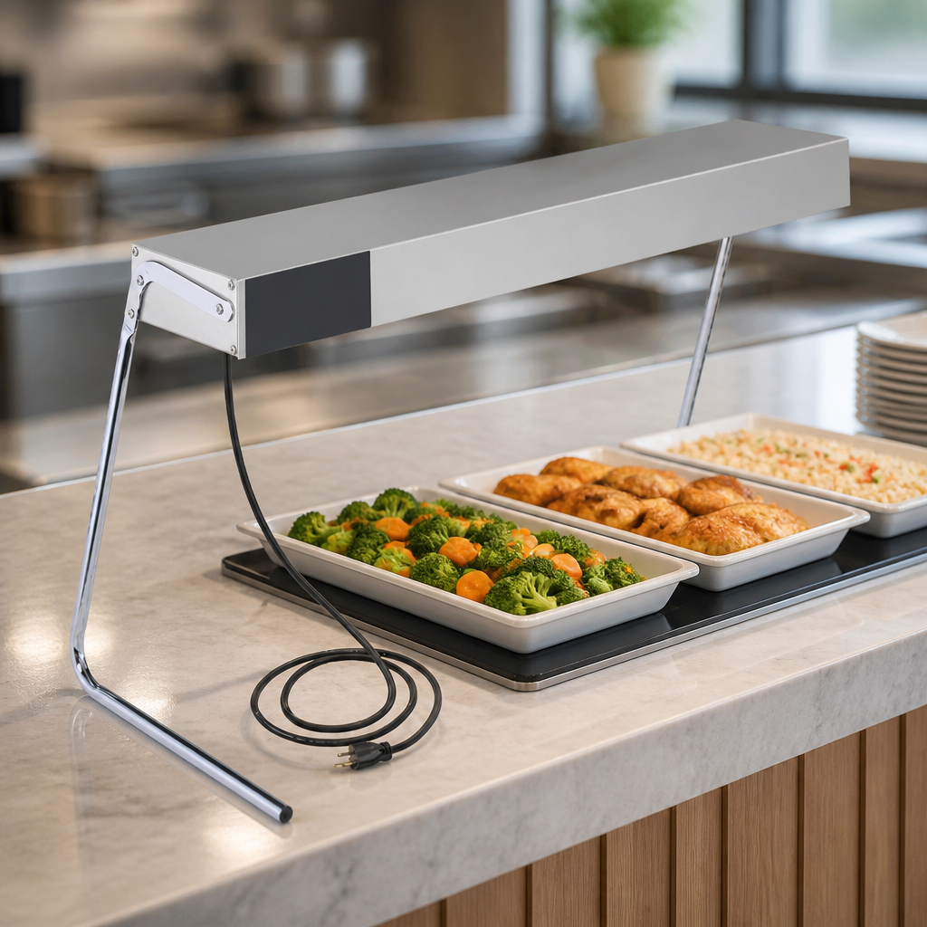 Commercial Electric Food Warmer 1067mm Width for Gastro Pans
