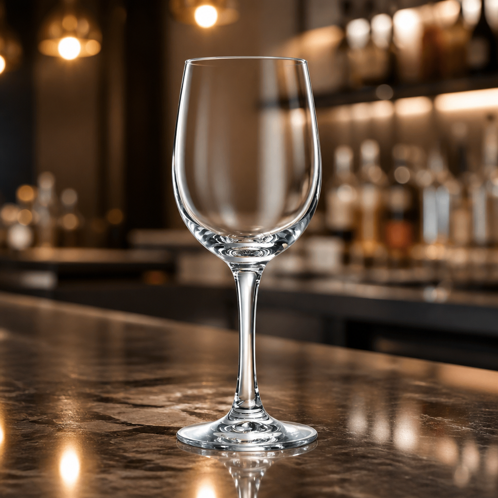 Commercial Tulip Wine Glasses 190ml Clear 24 Pack