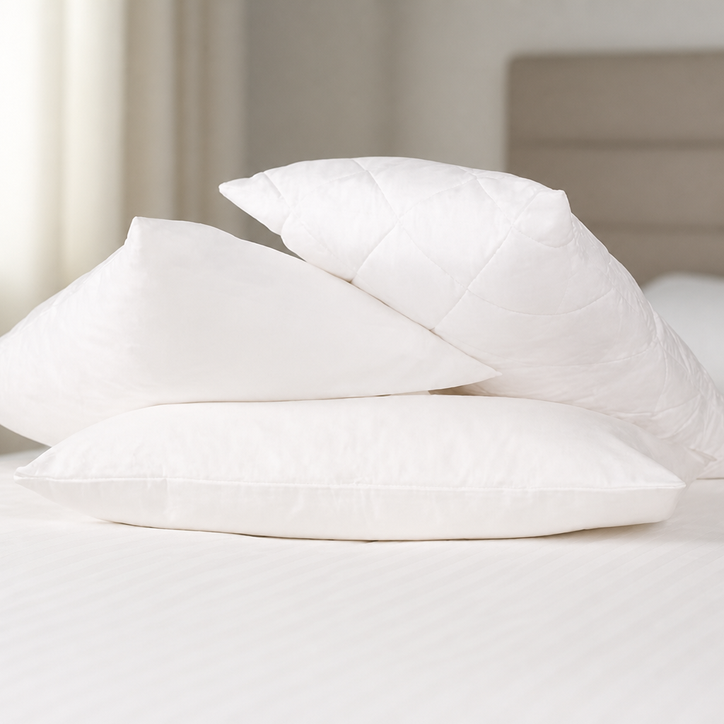 Commercial Pillow Protector 480x750mm Polycotton Closure