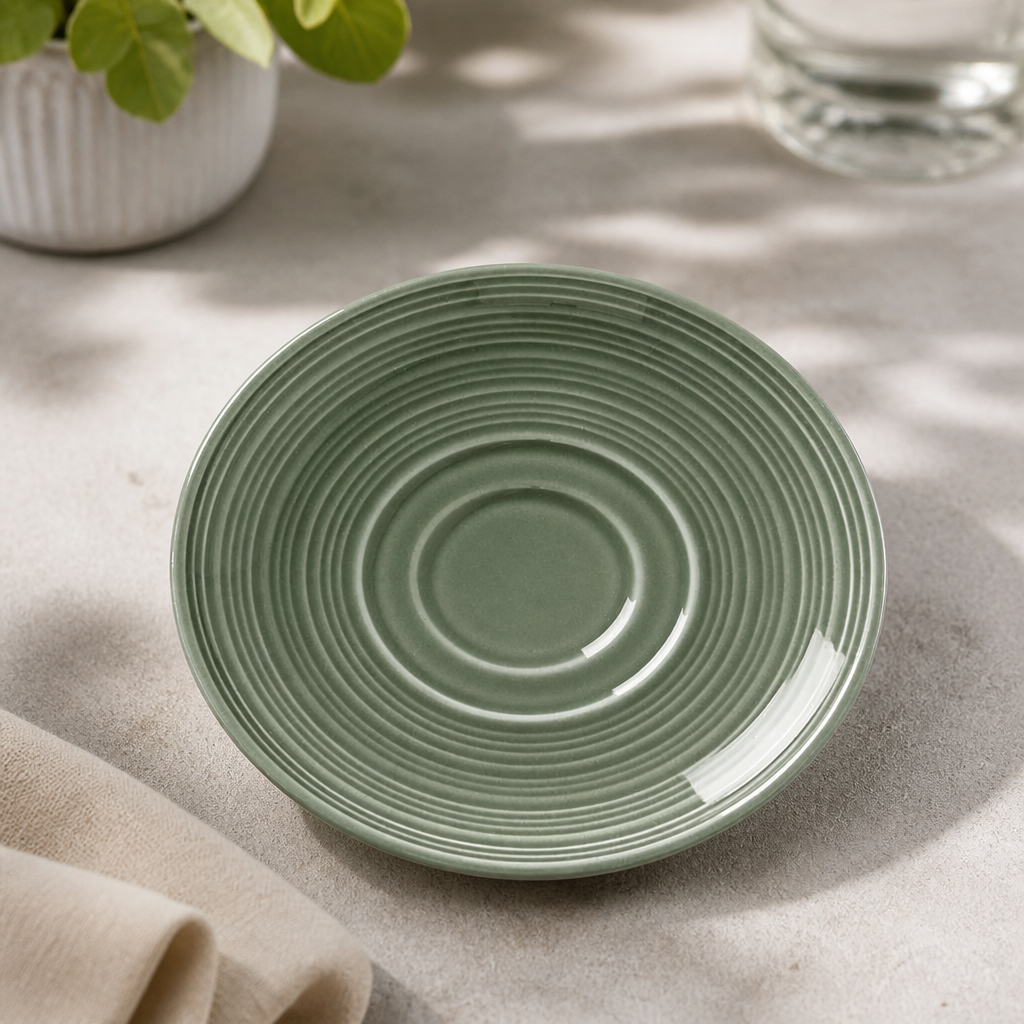 Commercial Porcelain Saucers 117.5mm Pack of 12