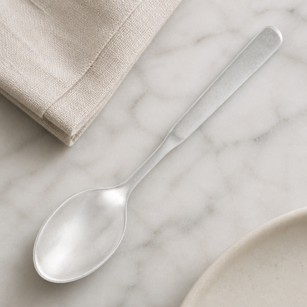 Commercial Stonewashed Teaspoons 12 Pack 138mm Stainless Steel