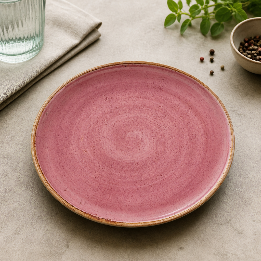 Commercial Stack Plates Raspberry 202.5mm - 12 Pack