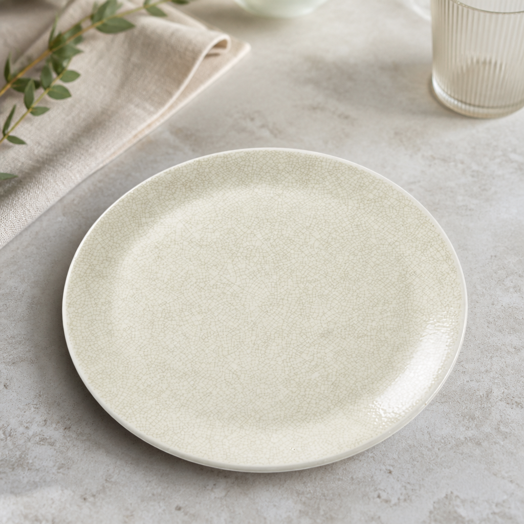 Commercial Coupe Plates 280mm Taupe 12 Pack Elegant Design