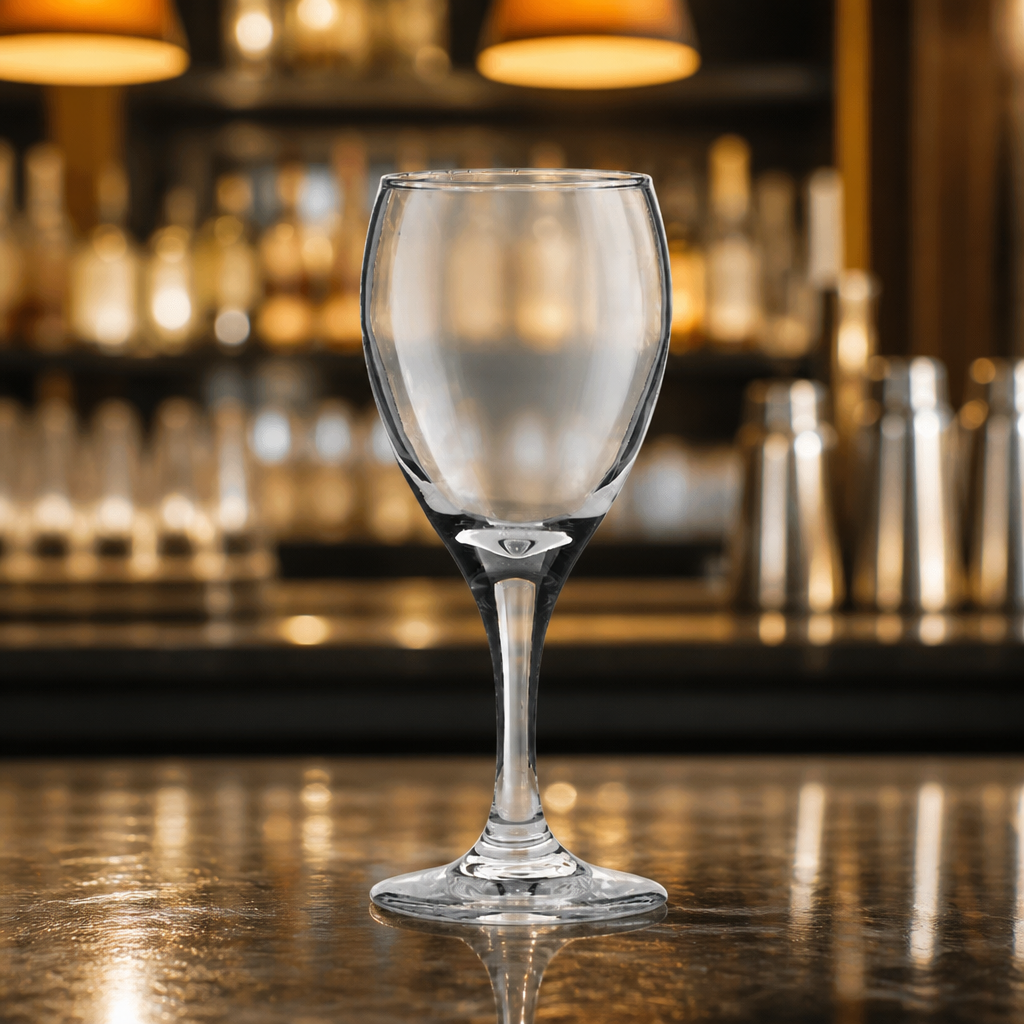 Commercial Teardrop Wine Glasses 180ml CE Marked 12 Pack