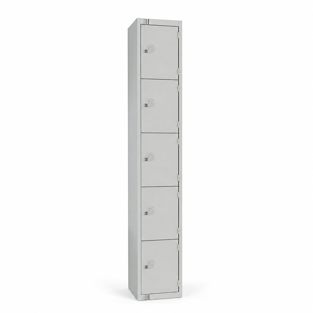 5 Door Metal Storage Lockers with Cam Locks