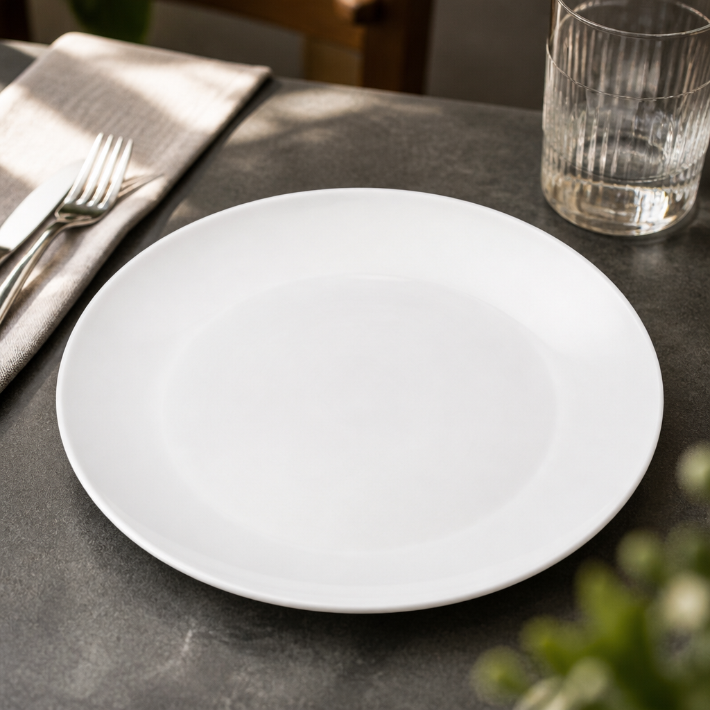 Commercial Classic Porcelain Coupe Plates 260mm 12 Pack