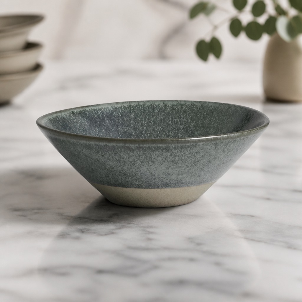 Commercial Teal Bowls 100mm 0.114 Ltr 24 Pack Vitrified Stoneware