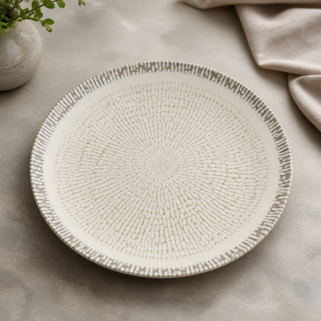 Commercial Coupe Plates 260mm Taupe 12 Pack for Catering