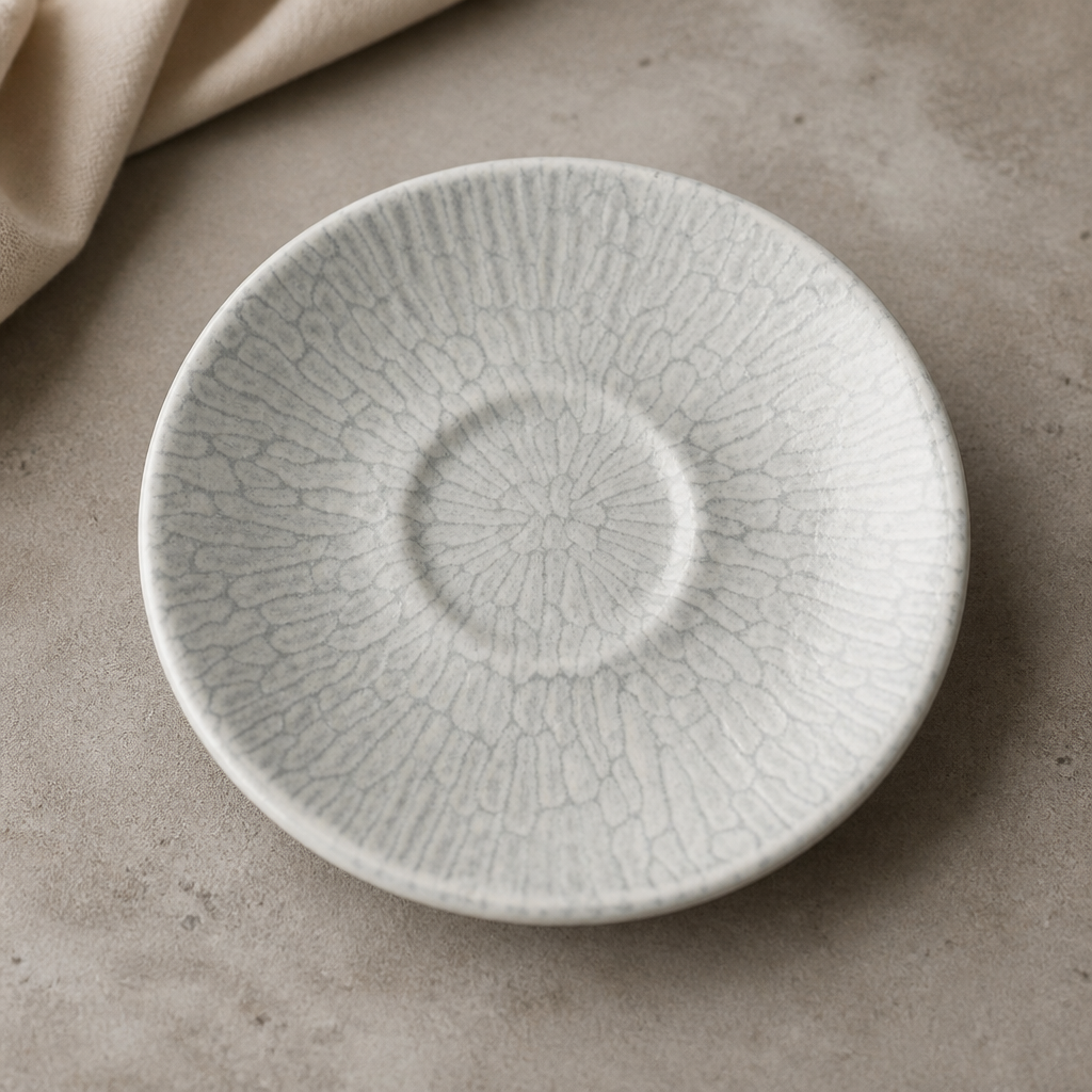 Commercial Delta Grey Saucers 118mm - 12 Pack