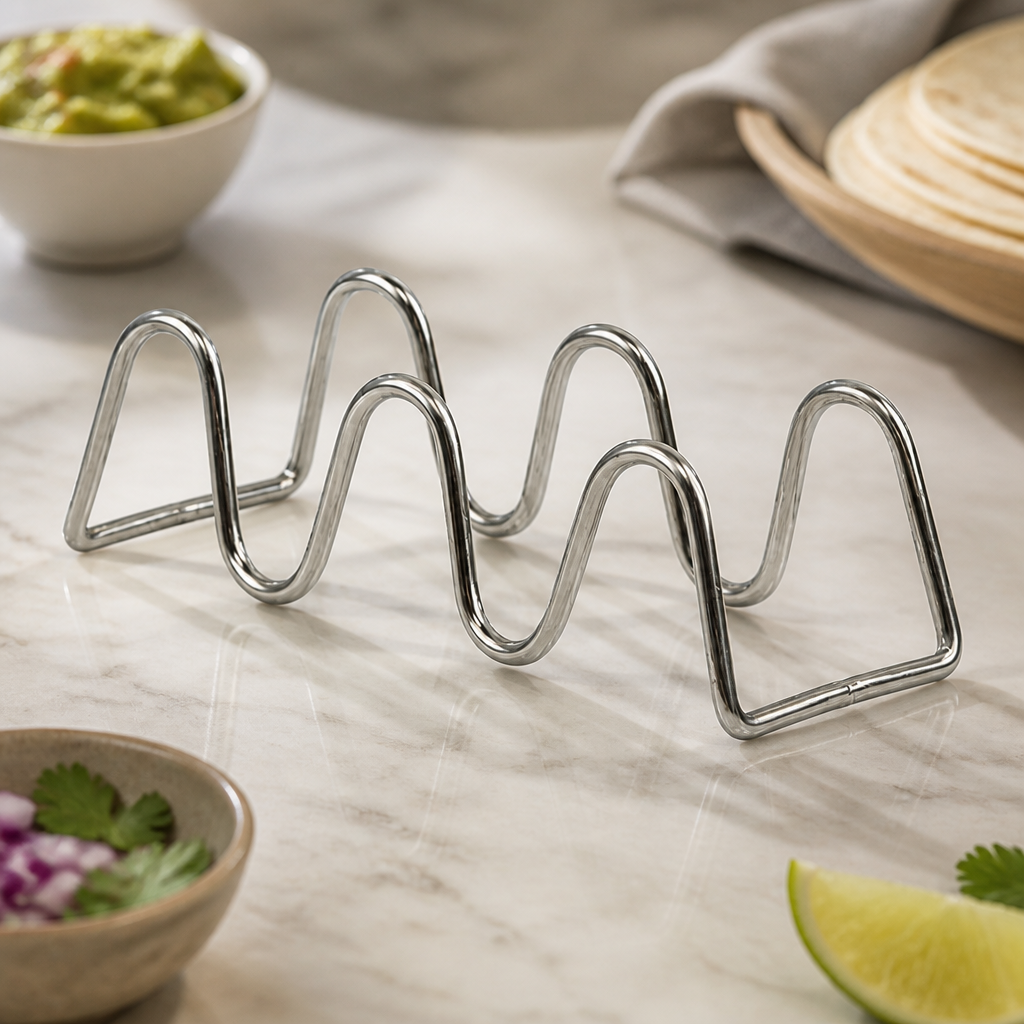 Commercial Stainless Steel Taco Holder for 2-3 Tacos