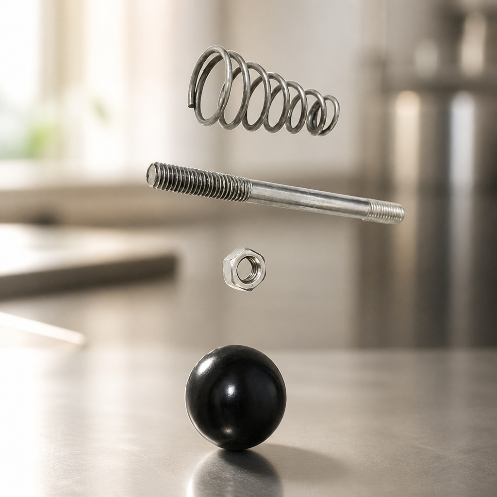 Commercial Replacement Sphere Knob Assembly for Catering Equipment